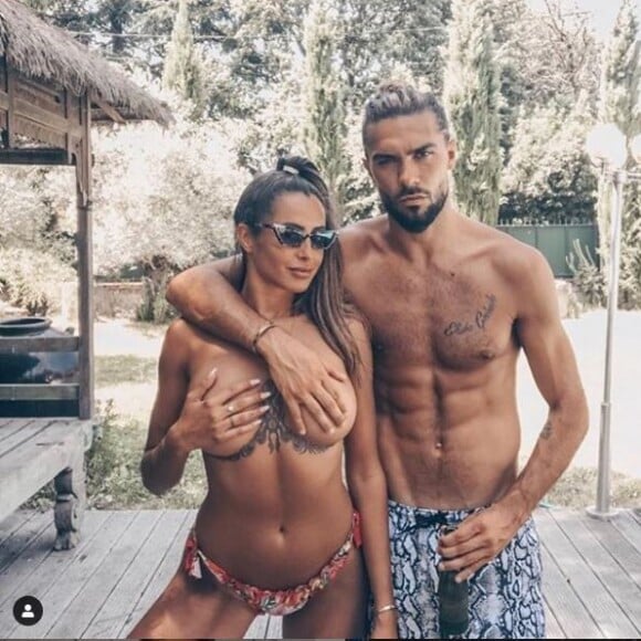 Julien Guirado et Marine El Himer le 31 octobre 2019 sur Instagram.