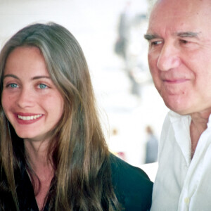 Emmanuelle Béart et Michel Piccoli au Festival de Cannes 1991.
