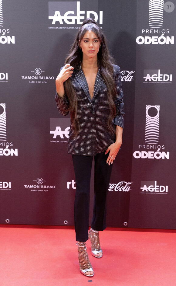 Martina Stoessel au photocall de la cérémonie Oden Music Awards à Madrid le 20 janvier 2020.