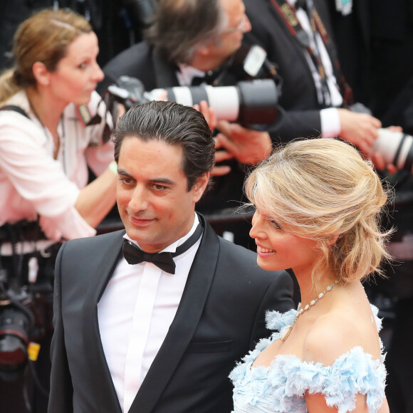 Sylvie Tellier (enceinte) et son mari Laurent - Montée des marches du film "Plaire, aimer et courir vite" lors du 71ème Festival International du Film de Cannes. Le 10 mai 2018 © Borde-Jacovides-Moreau/Bestimage