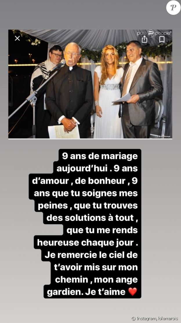 Jean Marie Bigard Joli Mot D Amour De Lola Marois Pour Leurs 9 Ans De Mariage Purepeople