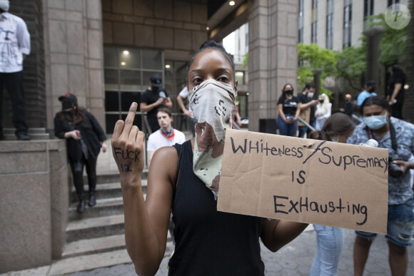 New York - Manifestation dans tous les États-Unis et vague de colère suite à la mort de George Floyd, mort lors d'une arrestation par 4 policiers blancs à Minneapolis le 29 mai 2020. © Brian Branch Price/ZUMA Wire