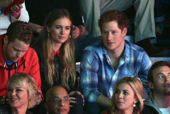 Le prince Harry d'Angleterre et sa compagne Cressida Bonas au "We Day UK" au Wembley Arena à Londres, le 7 mars 2014.