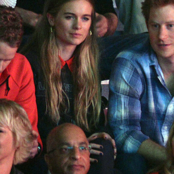 Le prince Harry d'Angleterre et sa compagne Cressida Bonas au "We Day UK" au Wembley Arena à Londres, le 7 mars 2014.