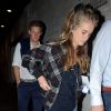 Le Prince Harry et sa petite amie Cressida Bonas sont alles voir la piece de theatre "A Book of Mormon" a Londres, le 1er octobre 2013.