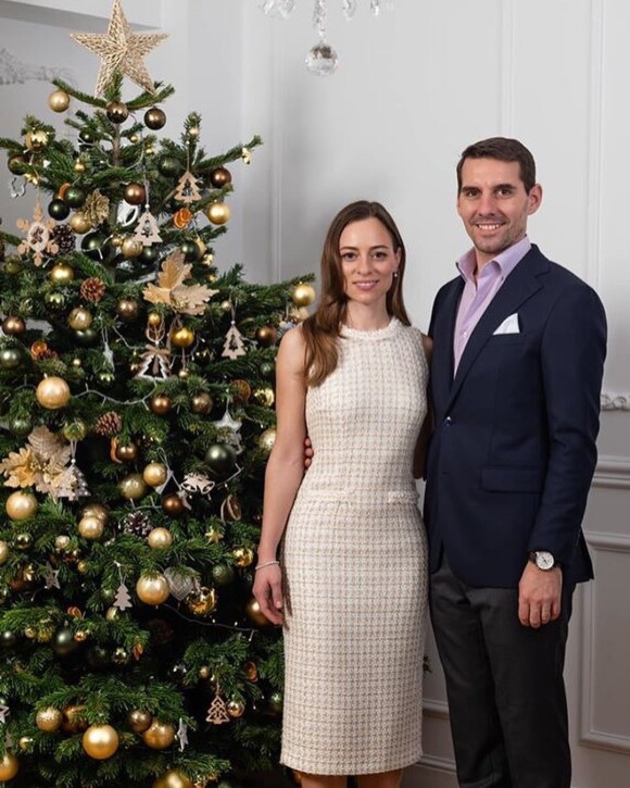 Nicholas de Roumanie et son épouse Alina Maria sur Instagram, le 24 décembre 2019.