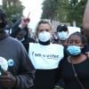 Théma - Les people USA soutiennent le mouvement Black Lives Matter - Jaime King manifeste au Black Lives Matter en mémoire de George Floyd à Los Angeles pendant l'épidémie de Coronavirus Covid-19, le 2 juin 2020