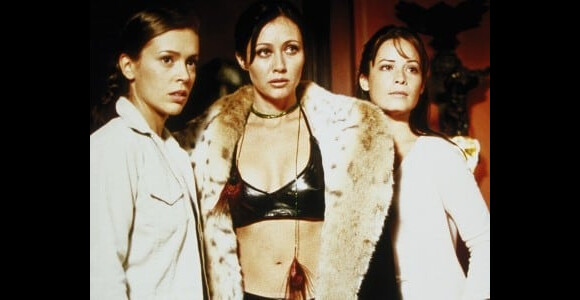 Shannen Doherty, Alyssa Milano et Holly Marie Combs dans la série "Charmed".