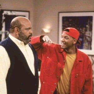 James Avery et Will Smith dans la série "Le prince de Bel-Air".