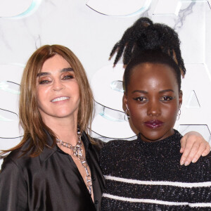 Carine Roitfeld et Lupita Nyong'o à New York, le 7 février 2019.