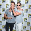 Hartley Sawyer et Tom Cavanagh - "The Flash" Press Line - 3ème jour - Comic-Con International 2019 au "San Diego Convention Center" à San Diego, le 20 juillet 2019.