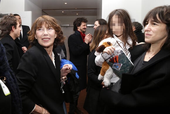 Exclusif - Jane Birkin, Charlotte Gainsbourg et sa fille Joe Attal - Backstage du concert de Jane Birkin qui interprétait son nouvel album "Birkin/Gainsbourg : le symphonique" en hommage à Serge Gainsbourg au Carnegie Hall de New York le 1er février 2018. © Charles Guerin/Bestimage