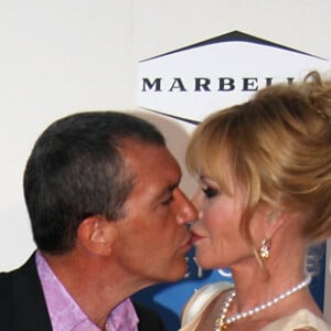 Antonio Banderas, Melanie Griffith - Gala Starlite a Marbella, le 10 aout 2013.