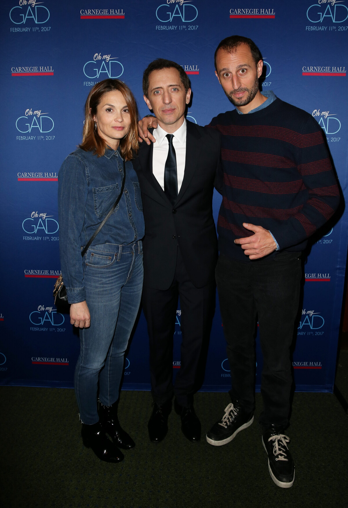 Photo Exclusif Gad Elmaleh avec son frère Arié Elmaleh et sa