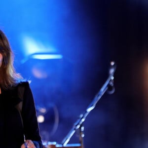 Carla Bruni-Sarkozy en concert au théâtre de Verdure du Grand Jardin à Le Lavandou le 23 juillet 2019. © Dominique Jacovides-Cyril Moreau/Bestimage