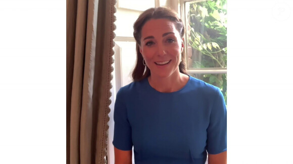 Kate Middleton, duchesse de Cambridge, encourage les Britanniques à participer à un projet de photos autour du confinement, lié au coronavirus (Covid-19), en collaboration avec la National Portrait Gallery. Londres. Le 10 juin 2020.