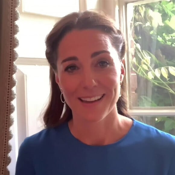 Kate Middleton, duchesse de Cambridge, encourage les Britanniques à participer à un projet de photos autour du confinement, lié au coronavirus (Covid-19), en collaboration avec la National Portrait Gallery. Londres. Le 10 juin 2020.