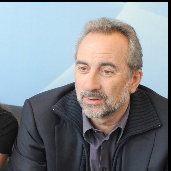 Mathilde Seigner et Antoine Duléry - Promotion du film "Camping 2" à Bordeaux en 2010.