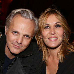 Mathieu Petit et sa compagne Mathilde Seigner à l'after-party du film "Les têtes de l'emploi" au Buddha Bar à Paris, France, le 14 novembre 2016. © Rachid Bellak/Bestimage