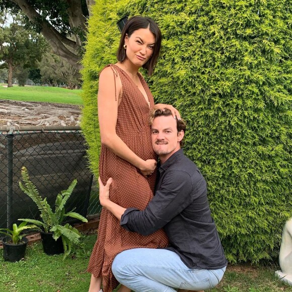 Luke Cook et Kara Wilson attendent leur premier enfant à deux, un petit garçon. Le 13 juin 2020.