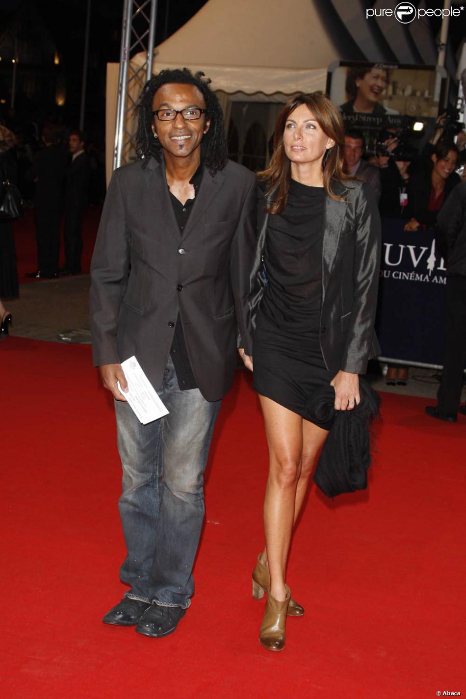 manu katche et sa femme laurence a l occasion de l avant premiere de julie et julia lors du 35e festival de deauville le 5 septembre purepeople