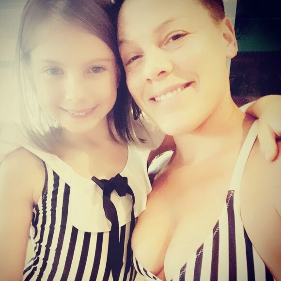 Pink et sa fille Willow sur Instagram. Le 22 avril 2020.