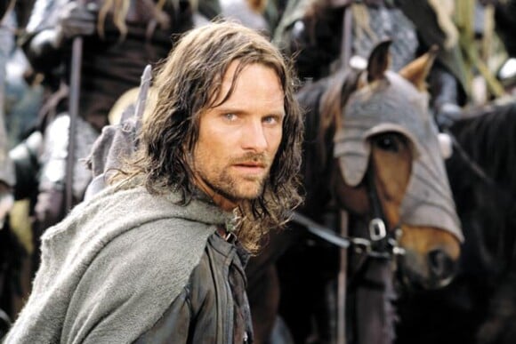 Viggo Mortensen dans le film "Le seigneur des anneaux : les deux tours". 2002.