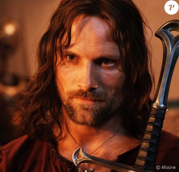 Viggo Mortensen dans le film "Le seigneur des anneaux : le retour du roi". 2003.