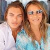 Damian Hurley et sa mère Elizabeth Hurley. Août 2018.