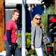 Gwyneth Paltrow et Chris Martin à Los Angeles en 2012.