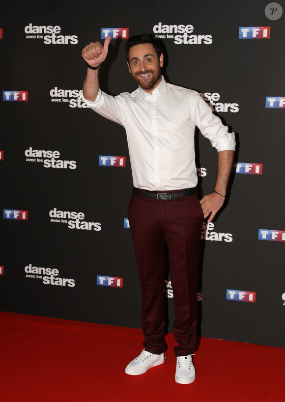 Camille Combal - Photocall de la saison 9 de l'émission "Danse avec les stars" (DALS) au siège de TF1 à Boulogne-Billancourt le 11 septembre 2018. © Denis Guignebourg/Bestimage