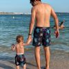Amir et son fils, sur Instagram, le 26 juin 2020.