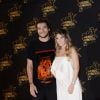 Amir Haddad et sa femme Lital (enceinte) - 20ème cérémonie des NRJ Music Awards au Palais des Festivals à Cannes. Le 10 novembre 2018 © Christophe Aubert via Bestimage