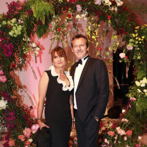 Jean-Luc Reichmann et sa femme Nathalie - Gala du 75ème Grand Prix de Monaco le 28 mai 2017. © Claudia Albuquerque/Bestimage