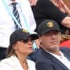 Jean-Luc Reichmann et sa femme Nathalie - People dans les tribunes lors du Tournoi de Roland-Garros (les Internationaux de France de tennis) à Paris, le 27 mai 2016. © Cyril Moreau/Bestimage