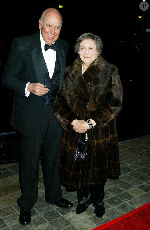 Carl Reiner et sa femme - Directors Guild Awards à Los Angeles. Le 9 février 2004.