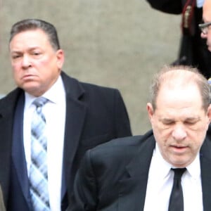 L'ancien producteur Harvey Weinstein à la sortie du tribunal - Le procès pour viols et agressions sexuelles d'H.Weinstein s'est ouvert à New York, le 6 janvier 2020.