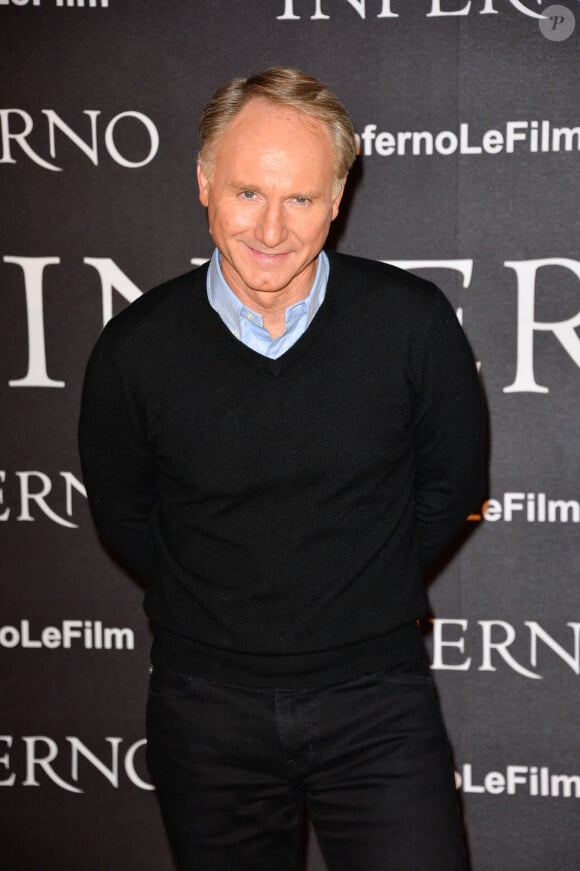 Dan Brown - Photocall du film "Inferno" à Paris le 11 octobre 2016. © Coadic Guirec/Bestimage