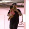 Exclusif - Rob Kardashian accompagne sa fille Dream chez le docteur à Los Angeles, le 11 août 2017
