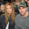 Caroline Receveur et Hugo Philip au match de NBA Game Paris 2020 entre les Bucks de Milwaukee et les Charlotte Hornet à l'AccorHotels Arena à Paris le 24 janvier 2020. © Veeren / Bestimage