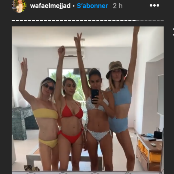 Jesta Hillmann, Cécilia et Jade (Koh-Lanta) réunies à Ibiza pour l'enterrement de vie de jeune fille de Wafa - Instagram, 4 juillet 2020