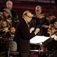Ennio Morricone dirige un concert caritatif au Vatican, le 12 novembre 2016. © Evandro Inetti via Zuma Press/Bestimage