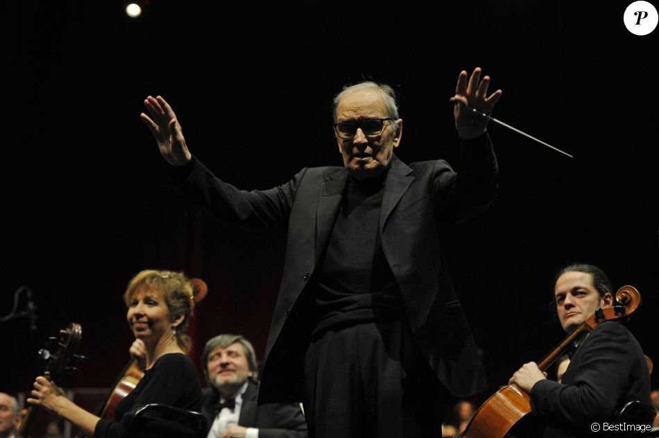Ennio Morricone en concert à l'O2 à Londres le 16 février 2016