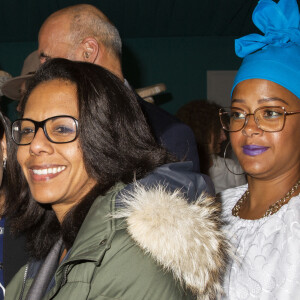 Exclusif - Anne Hidalgo et Audrey Pulvar - Inauguration de la 5ème éddition du salon de la gastronomie des Outre-Mer et de la francophonie à Paris le 31 janvier 2020. © Jack Tribeca/Bestimage