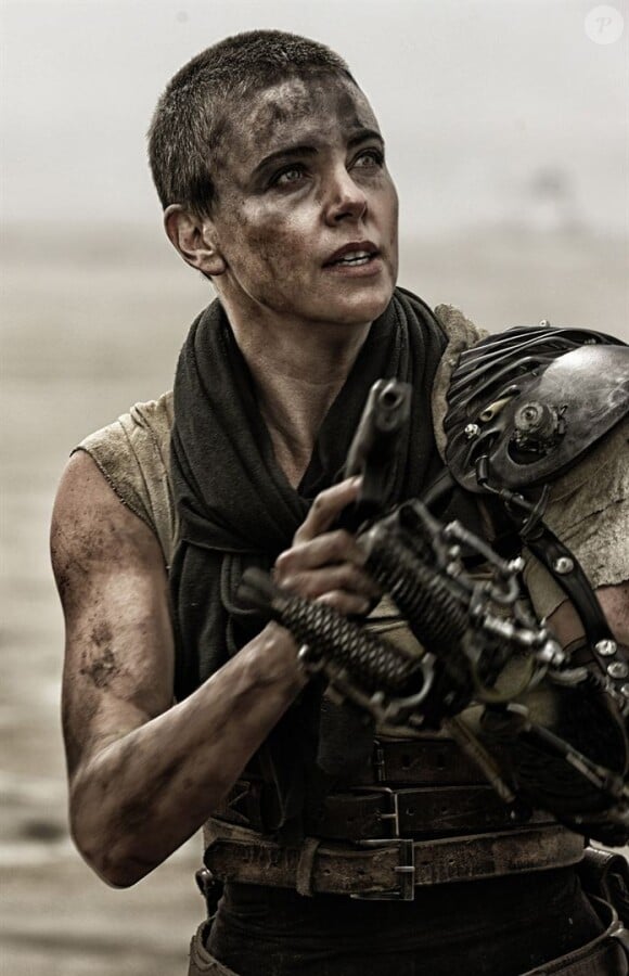 Charlize Théron dans le film "Mad Max: Fury Road". 2015.