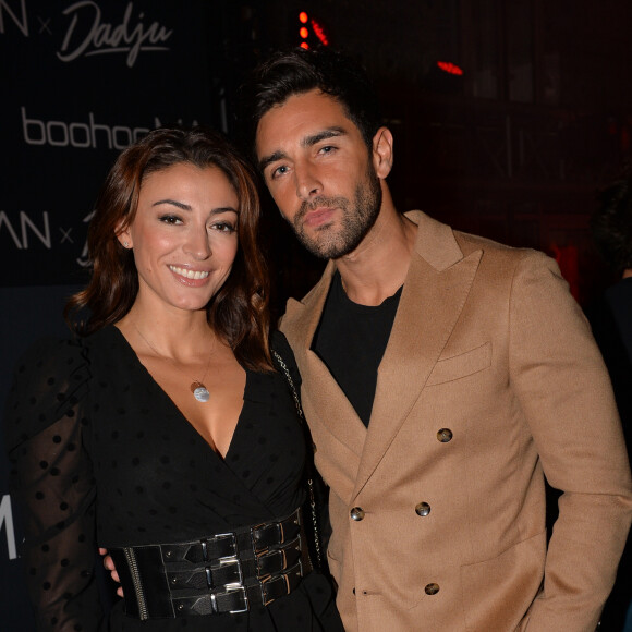 Semi-Exclusif - Rachel Legrain-Trapani et son compagnon Valentin Leonard - Soirée de lancement BoohooMan x Dadju à Paris, le 29 octobre 2019. © Veeren Ramsamy-Christophe Clovis/Bestimage