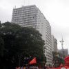 Manifestation contre le président Jair Bolsonaro et sa politique contre le coronavirus. Sao Paulo, le 28 juin 2020.