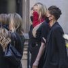 Amber Heard à son arrivée à la cour royale de justice à Londres, pour être entendue dans le procès intenté par son ex-mari Johnny Depp pour diffamation contre le journal "The Sun". Le 7 juillet 2020.