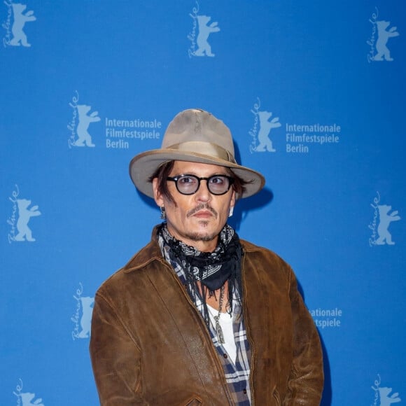 Johnny Depp pour la présentation du film "Minamata" (conférence et photocall) au 70e Festival international du film de Berlin, La Berlinale 2020, à Berlin le 21 Février 2020.