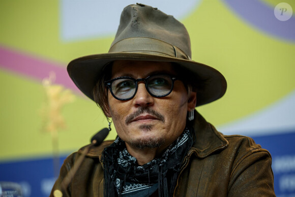 Johnny Depp pour la présentation du film "Minamata" (conférence et photocall) au 70e Festival international du film de Berlin, La Berlinale 2020, à Berlin le 21 Février 2020.